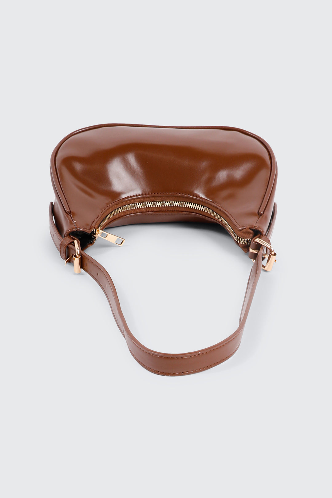 Faux Leather Shoulder Bag