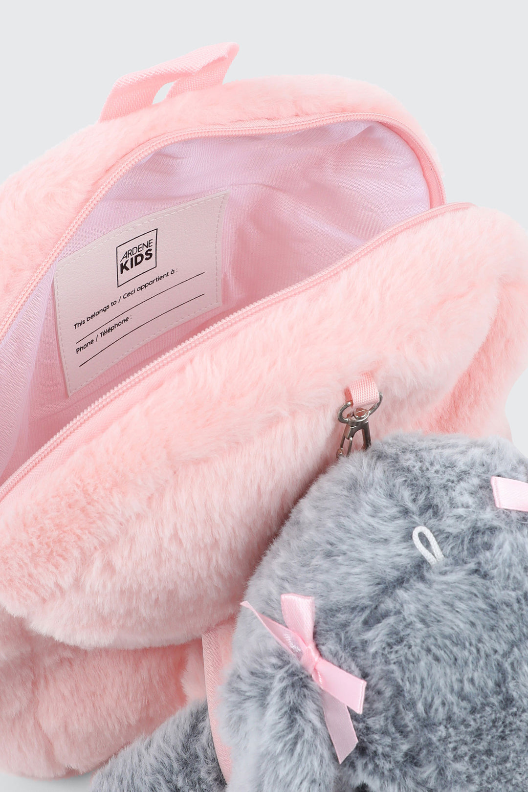 Mini Backpack with Removable Plushie