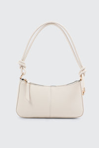 Knotted Handle Shoulder Bag with Crossbody Strap