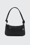 Knotted Handle Shoulder Bag with Crossbody Strap