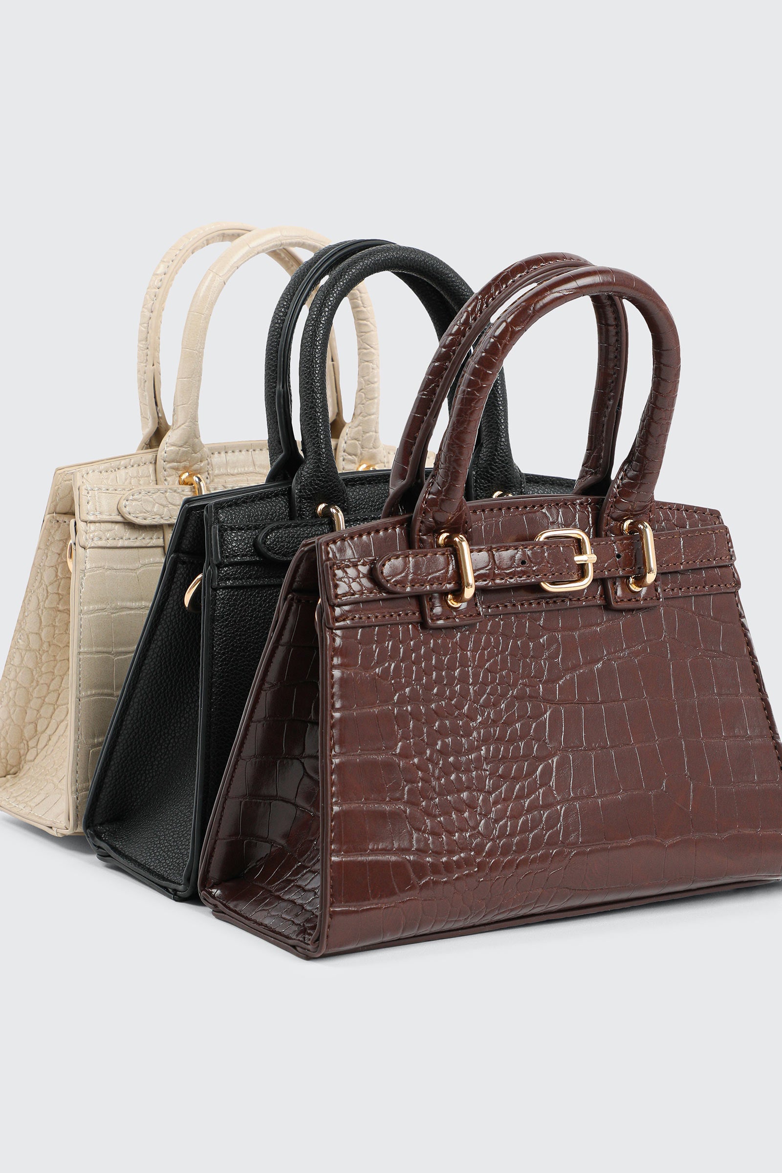 earnest hearts croco S クロコ Croc Embossed Tote – Ardene