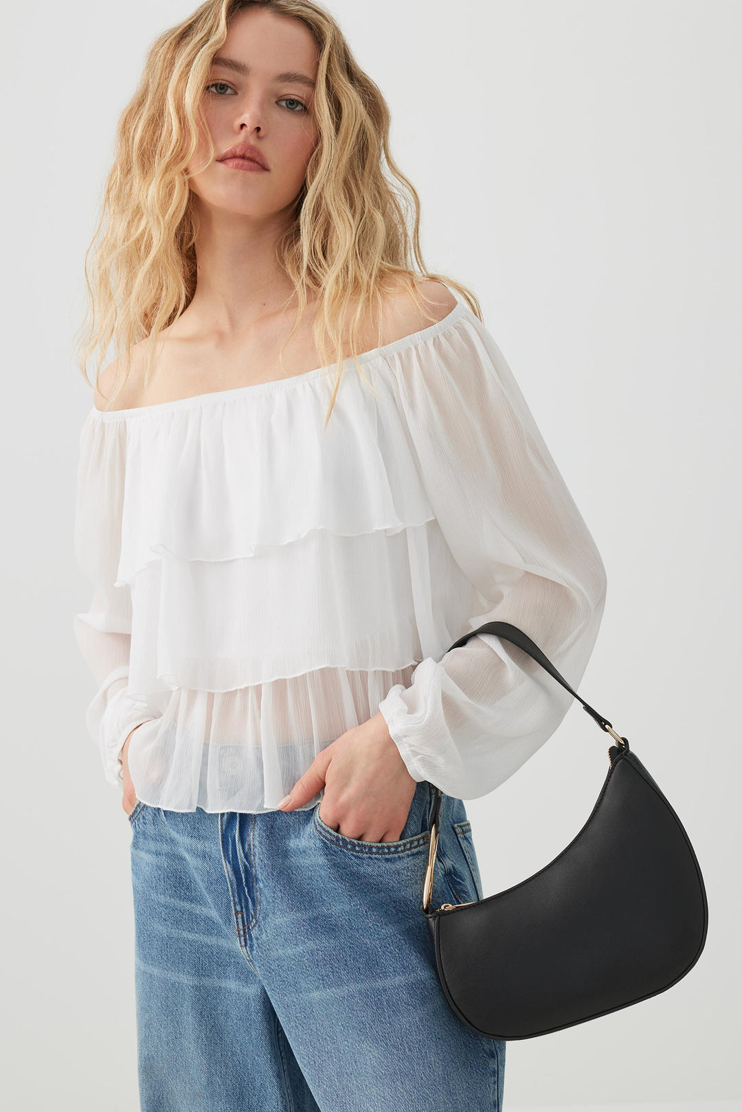 Sac d'épaule asymétrique