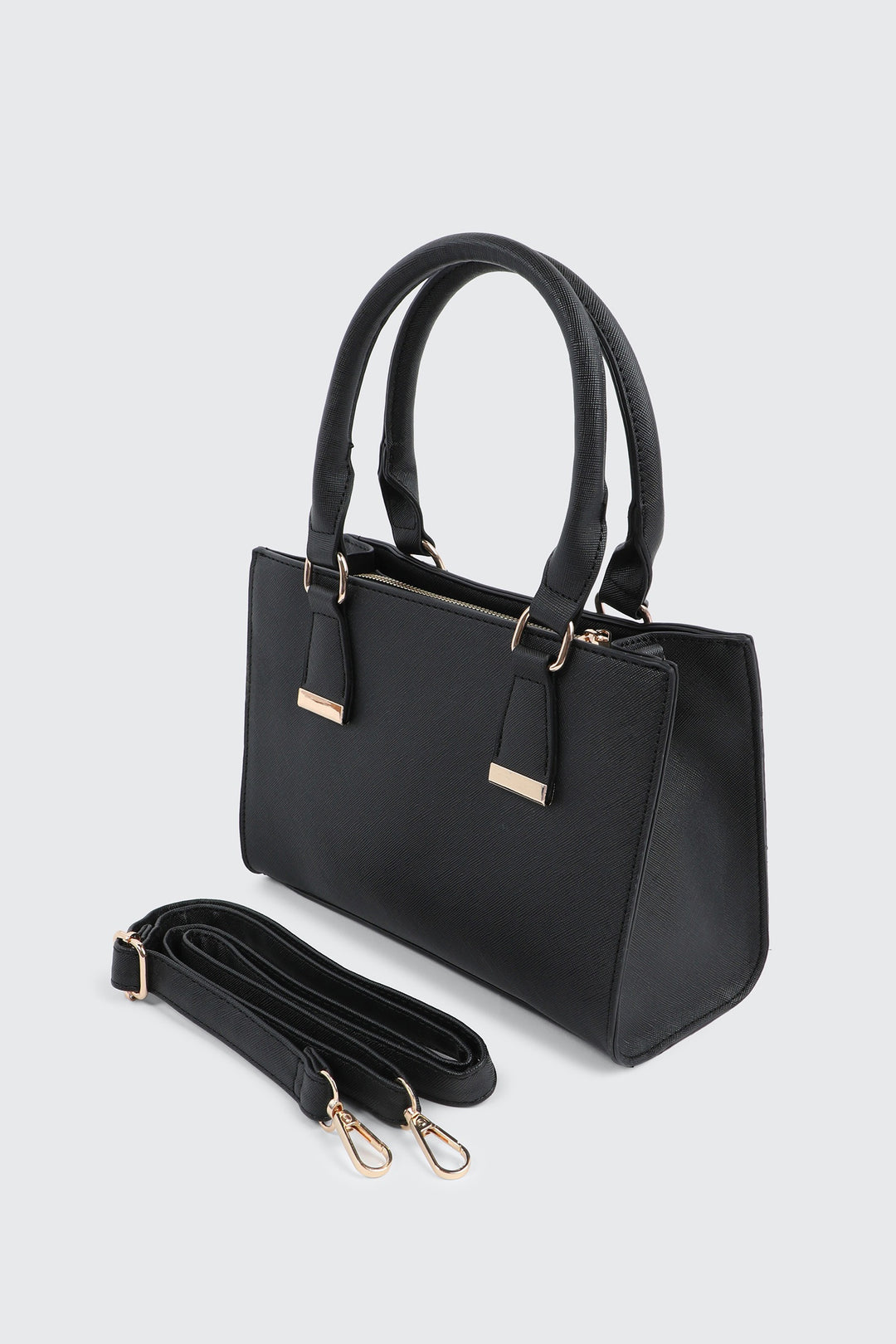 Faux leather Small Structured Handbag