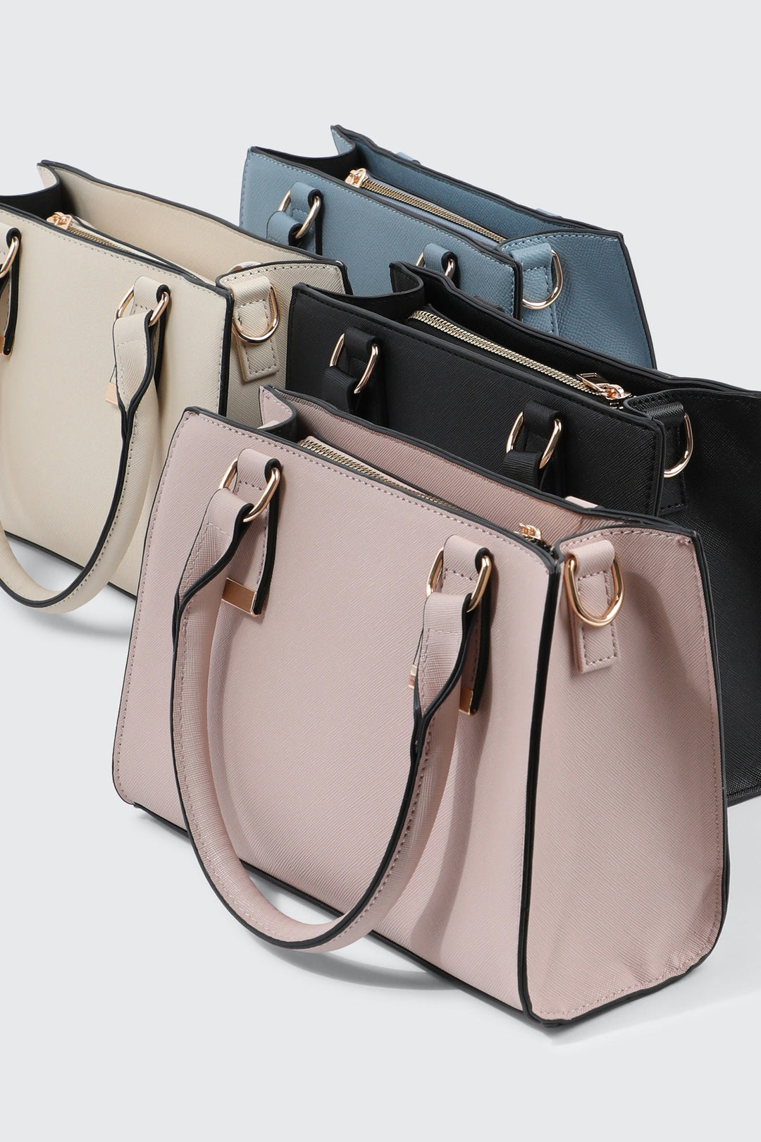 Faux leather Small Structured Handbag