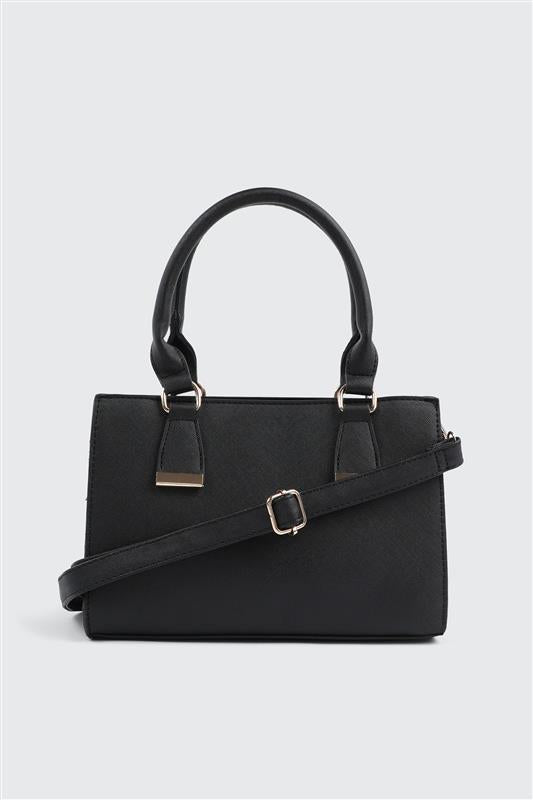 Faux leather Small Structured Handbag