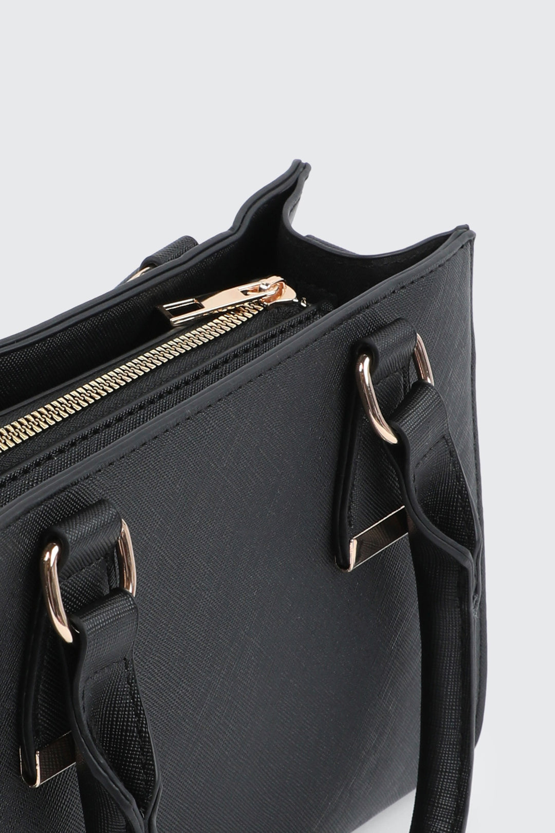 Faux leather Small Structured Handbag