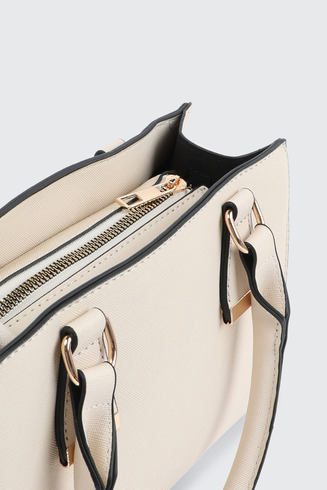 Faux leather Small Structured Handbag