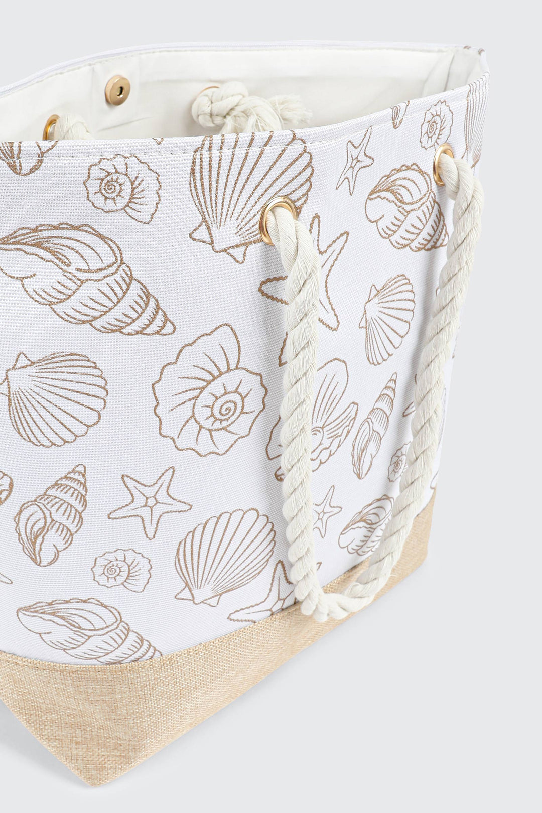 Seashell Canvas Tote Bag