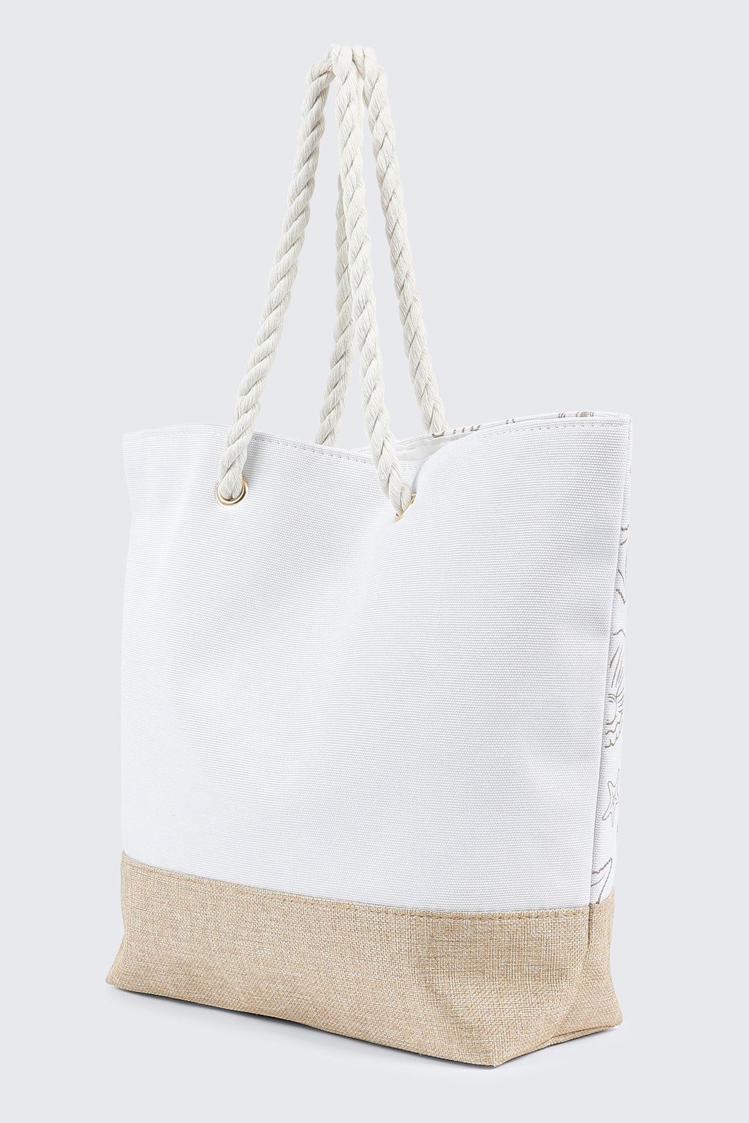Seashell Canvas Tote Bag