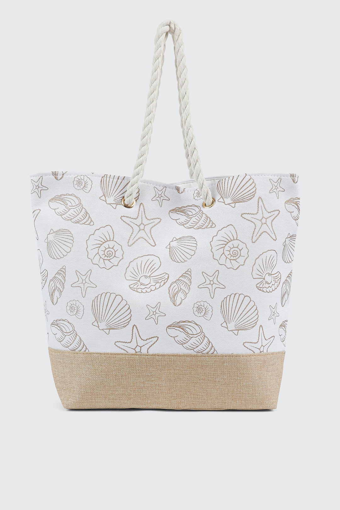 Seashell Canvas Tote Bag
