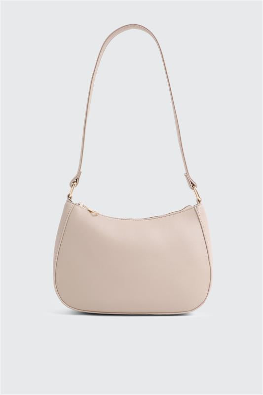 Sac d'épaule arrondi en faux cuir