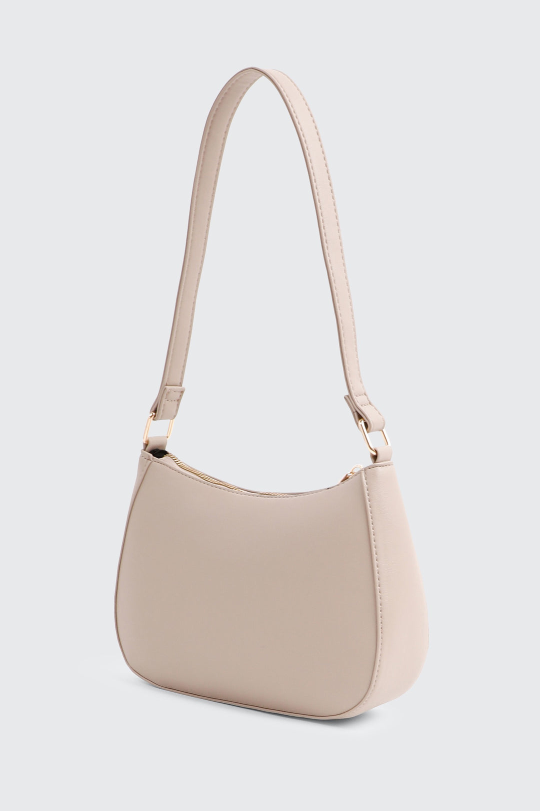 Sac d'épaule arrondi en faux cuir