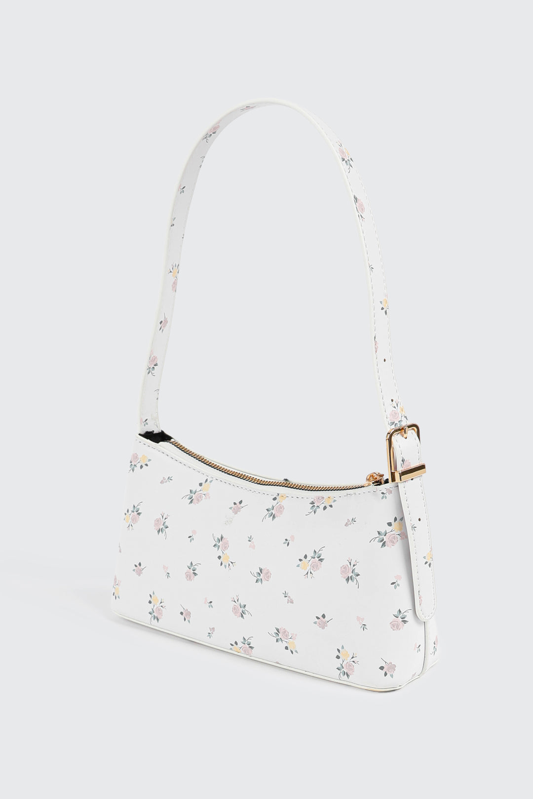Flower Print Shoulder Bag
