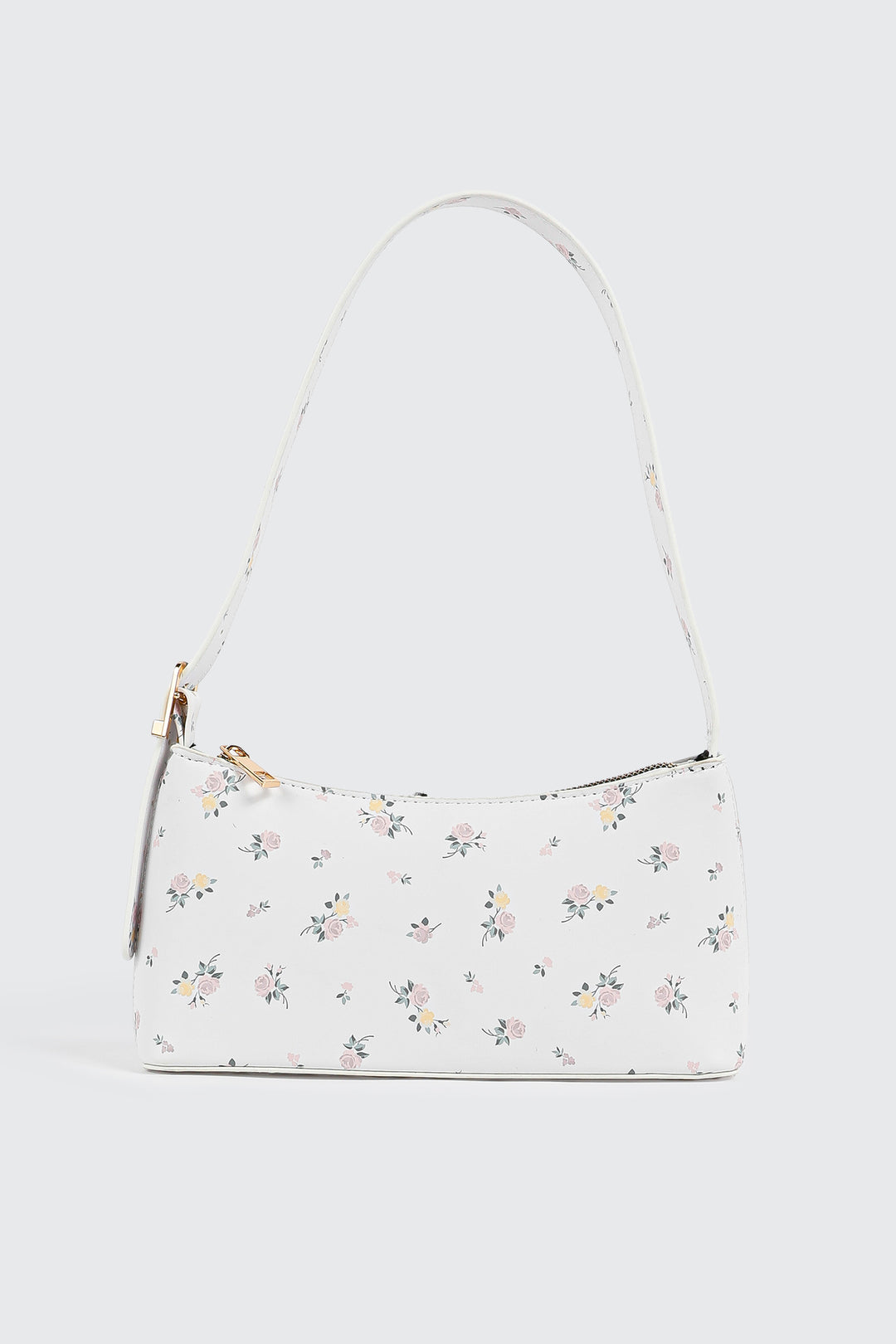 Flower Print Shoulder Bag