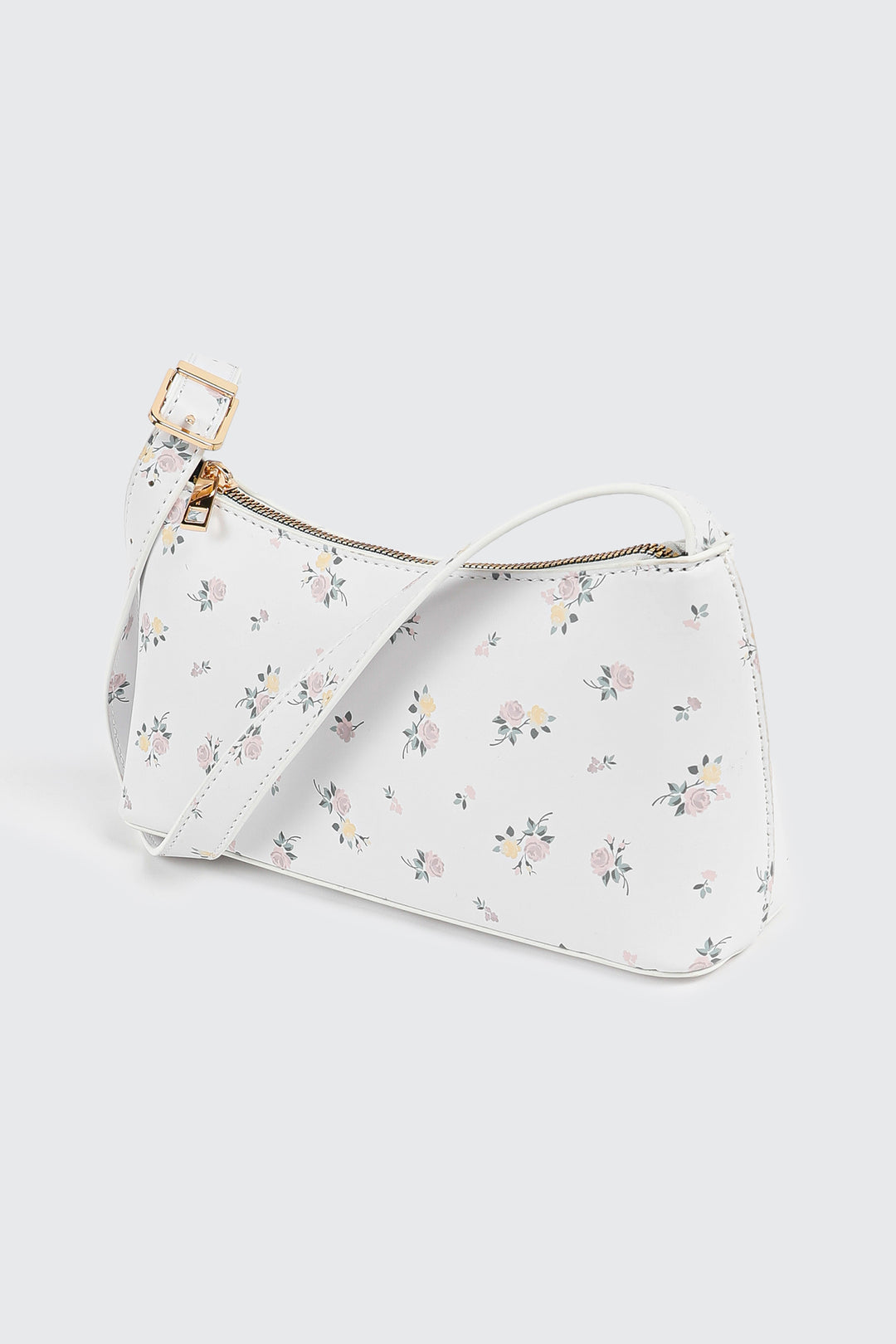 Flower Print Shoulder Bag