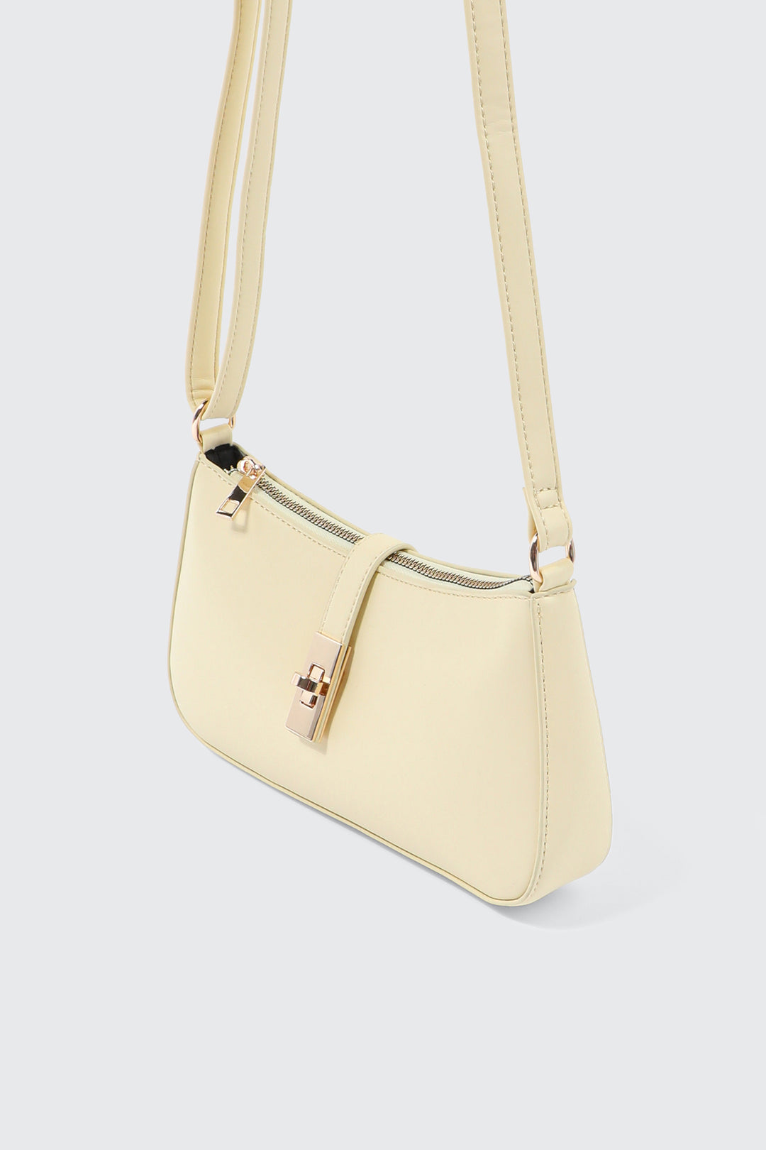 Shoulder Bag with Turn Lock