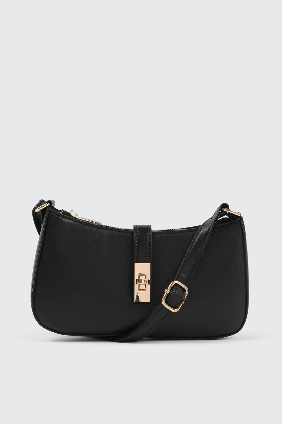 Shoulder Bag with Turn Lock