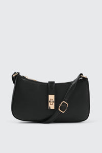 Shoulder Bag with Turn Lock