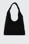 Suede Shoulder Tote