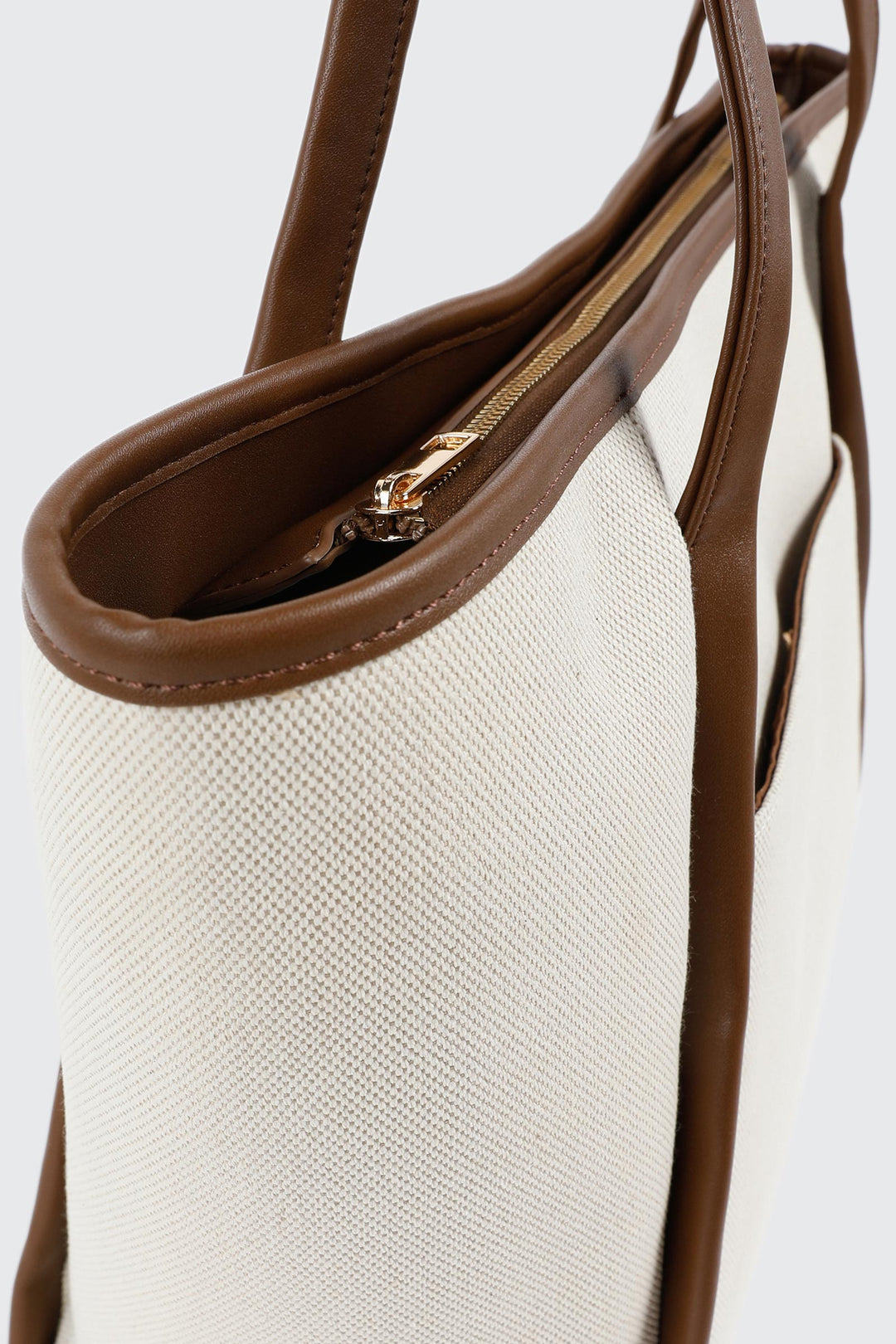 Textured Canvas Tote