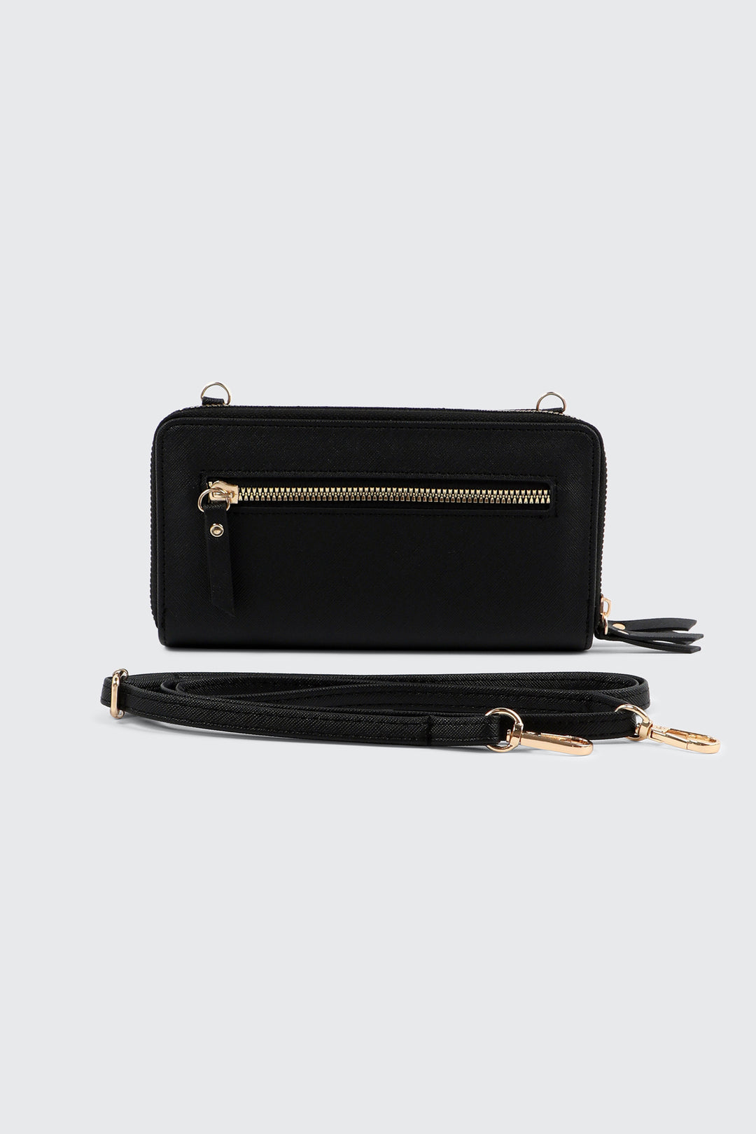 Portefeuille bandoulière en faux cuir