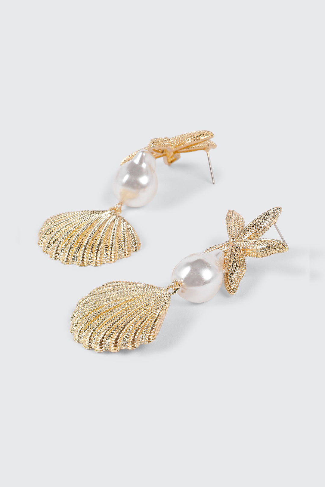 Starfish Pearl Earrings