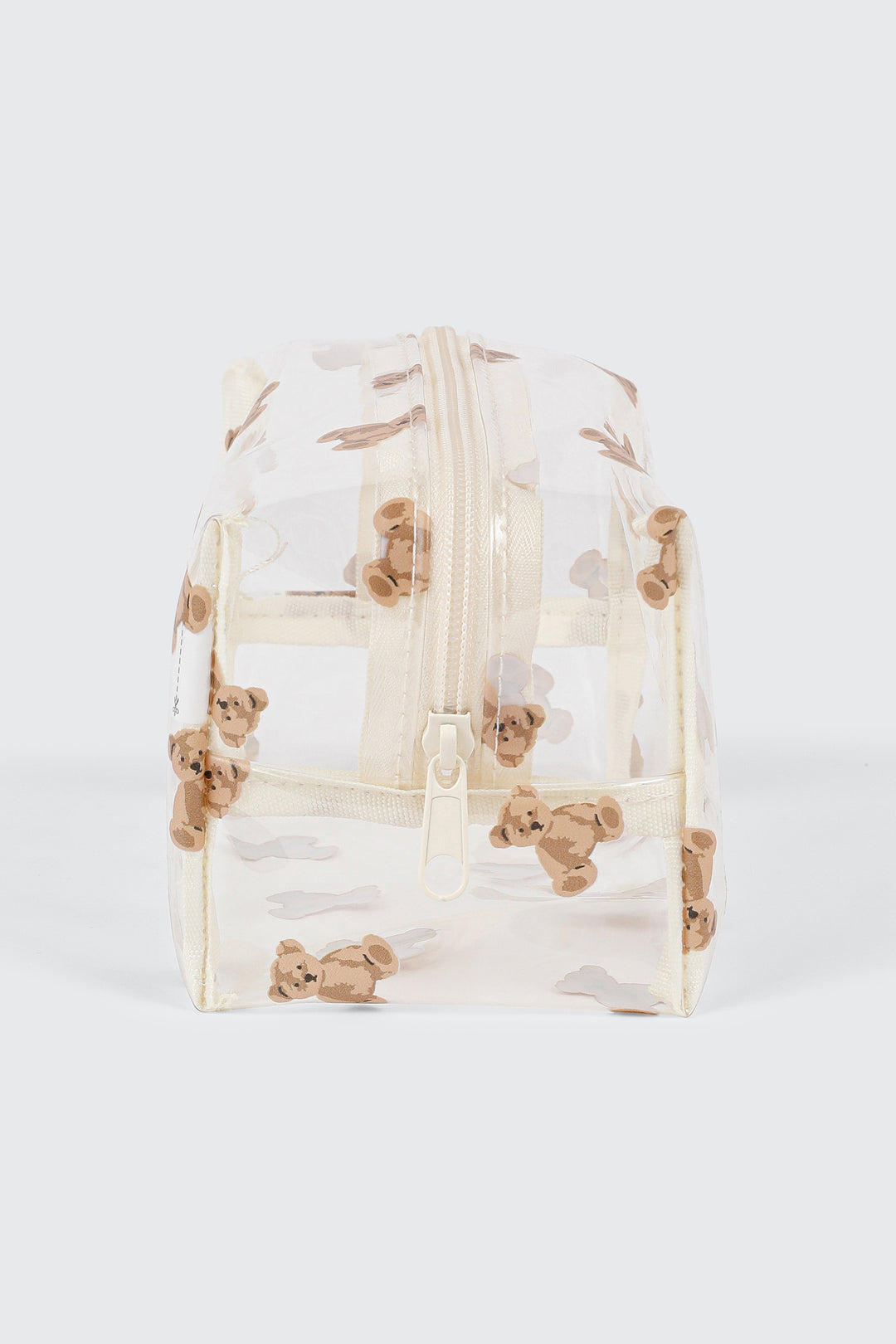 Teddy Print Cosmetics Bag