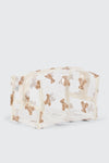 Teddy Print Cosmetics Bag