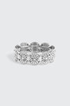 Floral Medallion Stretch Bracelet