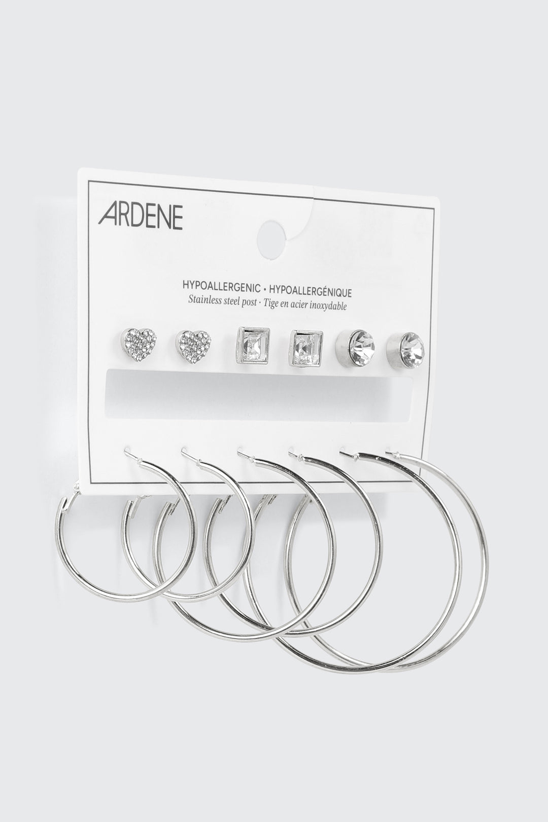 Hoop and Stud Earring Set