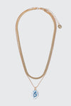 Shell Print Charm Necklace