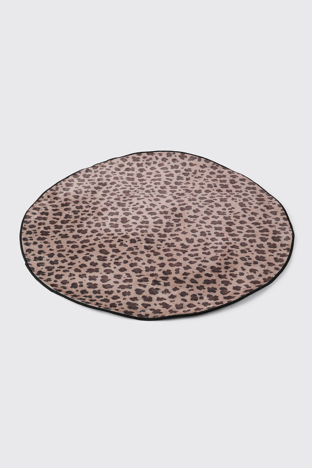 Tapis rond léopard