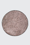 Tapis rond léopard