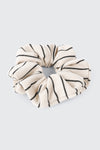 Chouchou XL rayé en tissu doux