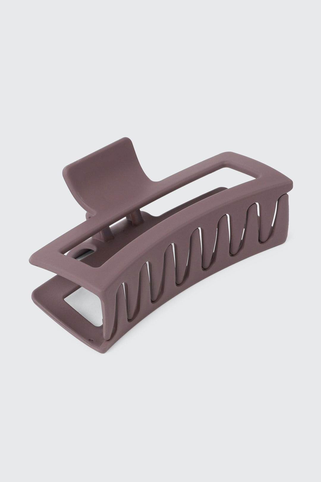Grande pince à cheveux rectangulaire ajourée