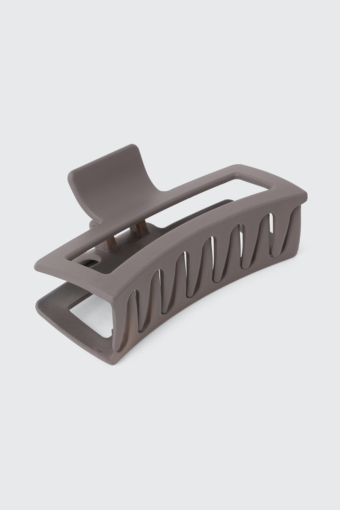 Grande pince à cheveux rectangulaire ajourée