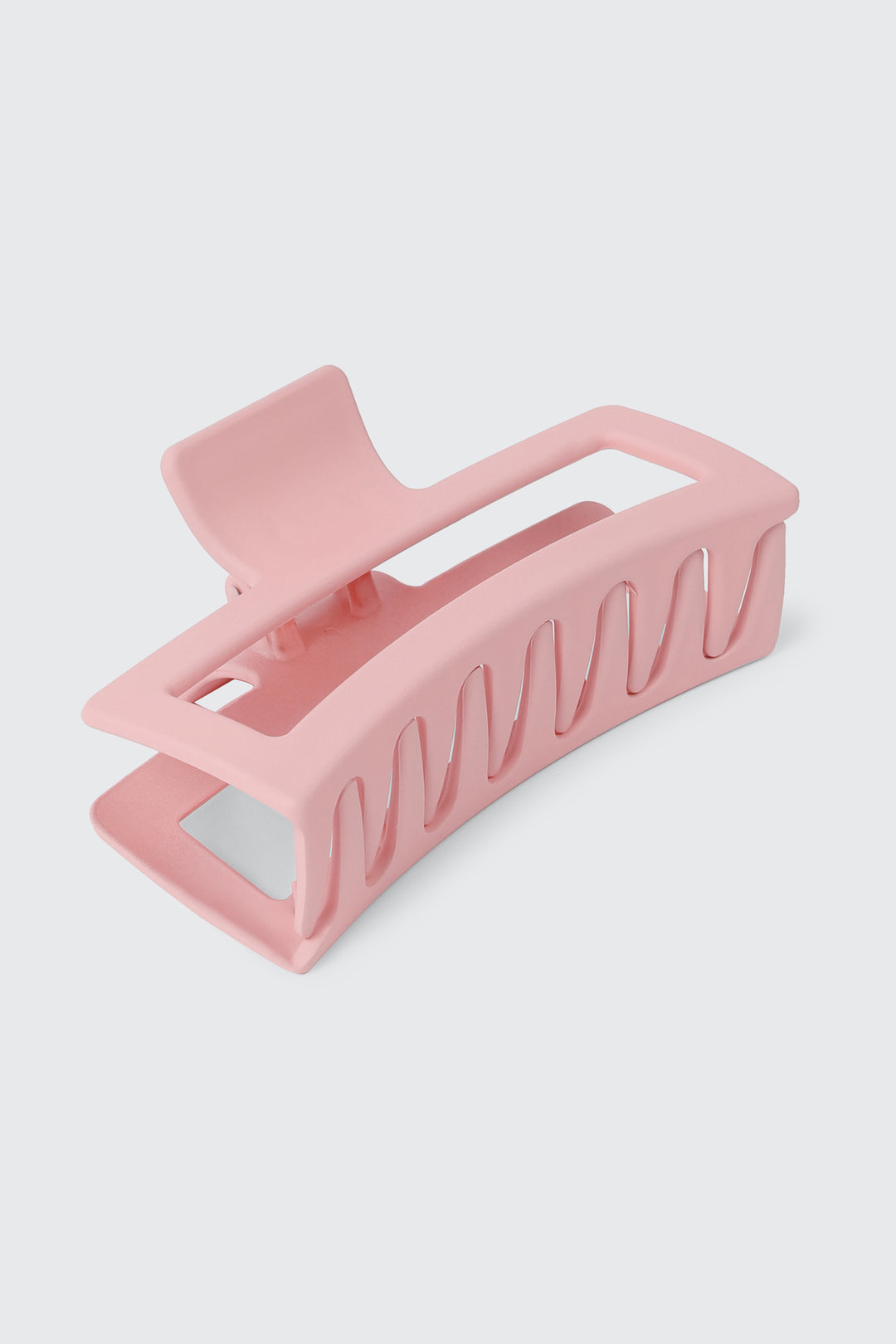 Grande pince à cheveux rectangulaire ajourée