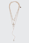 Rosary Style Layered Necklace