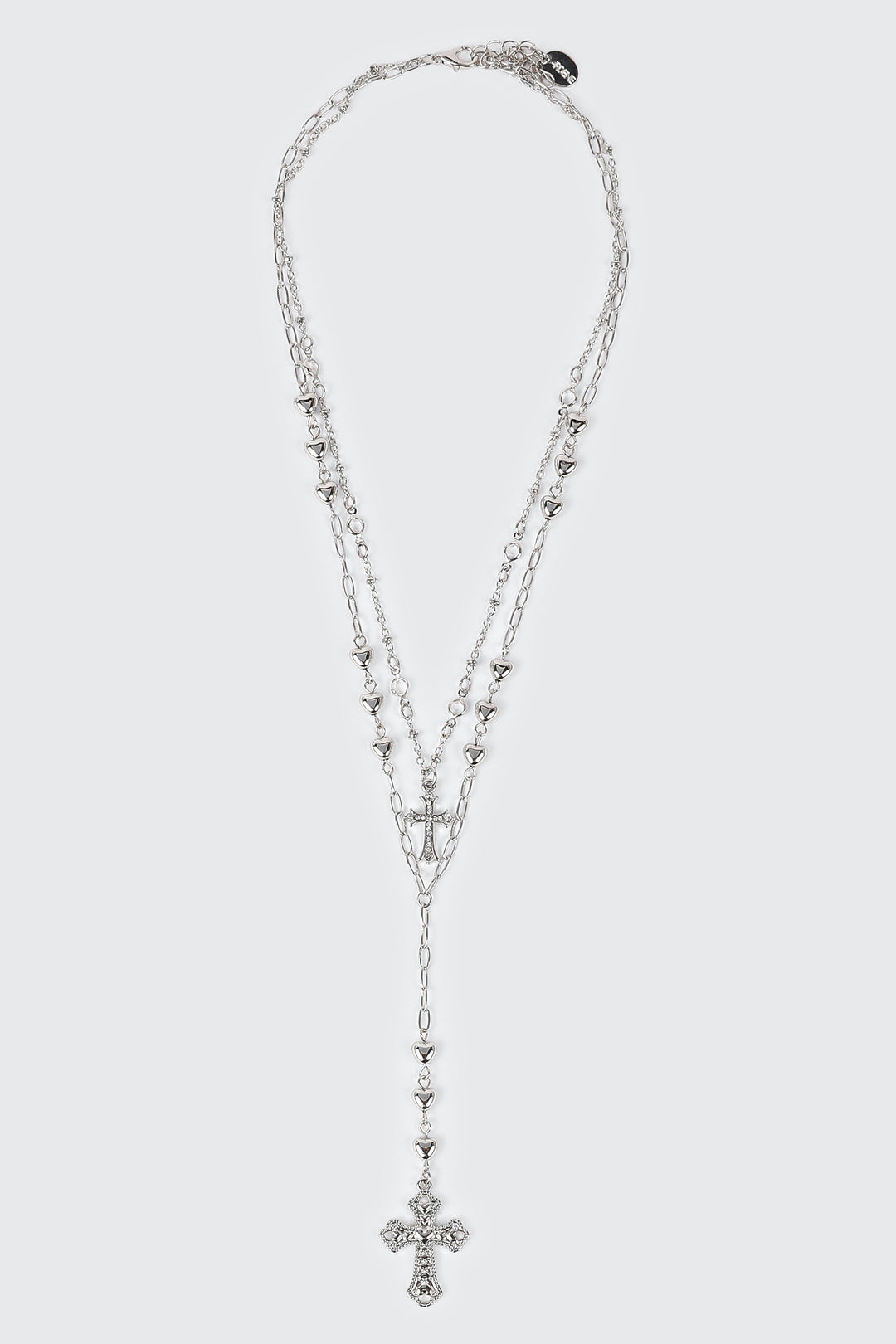 Collier style chapelet à rangs