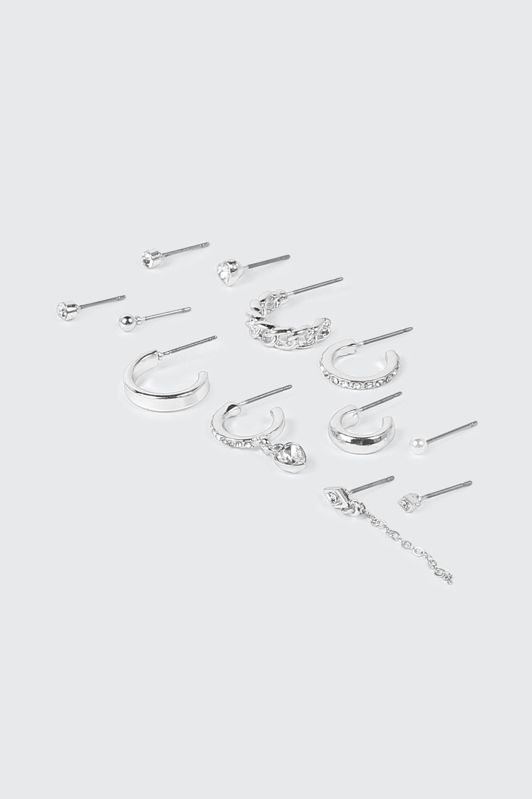 Lot de 12 boucles d'oreilles mixtes