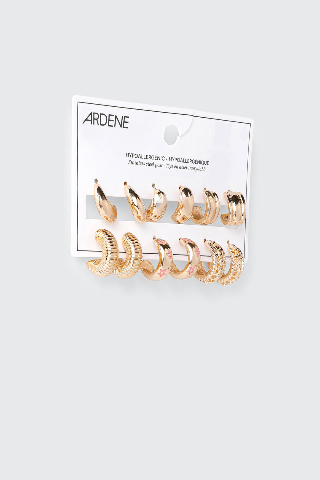 6-Pack Hoop Earrings