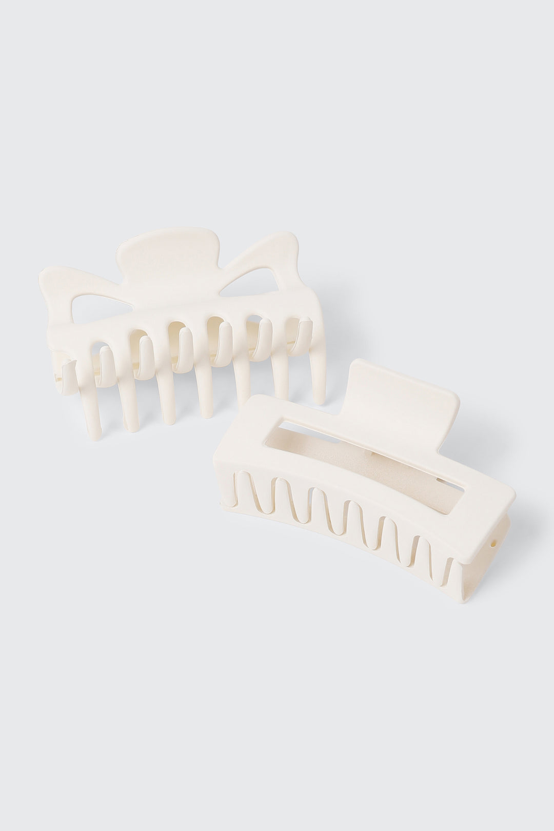 Lot de 2 pinces à cheveux papillon et rectangle