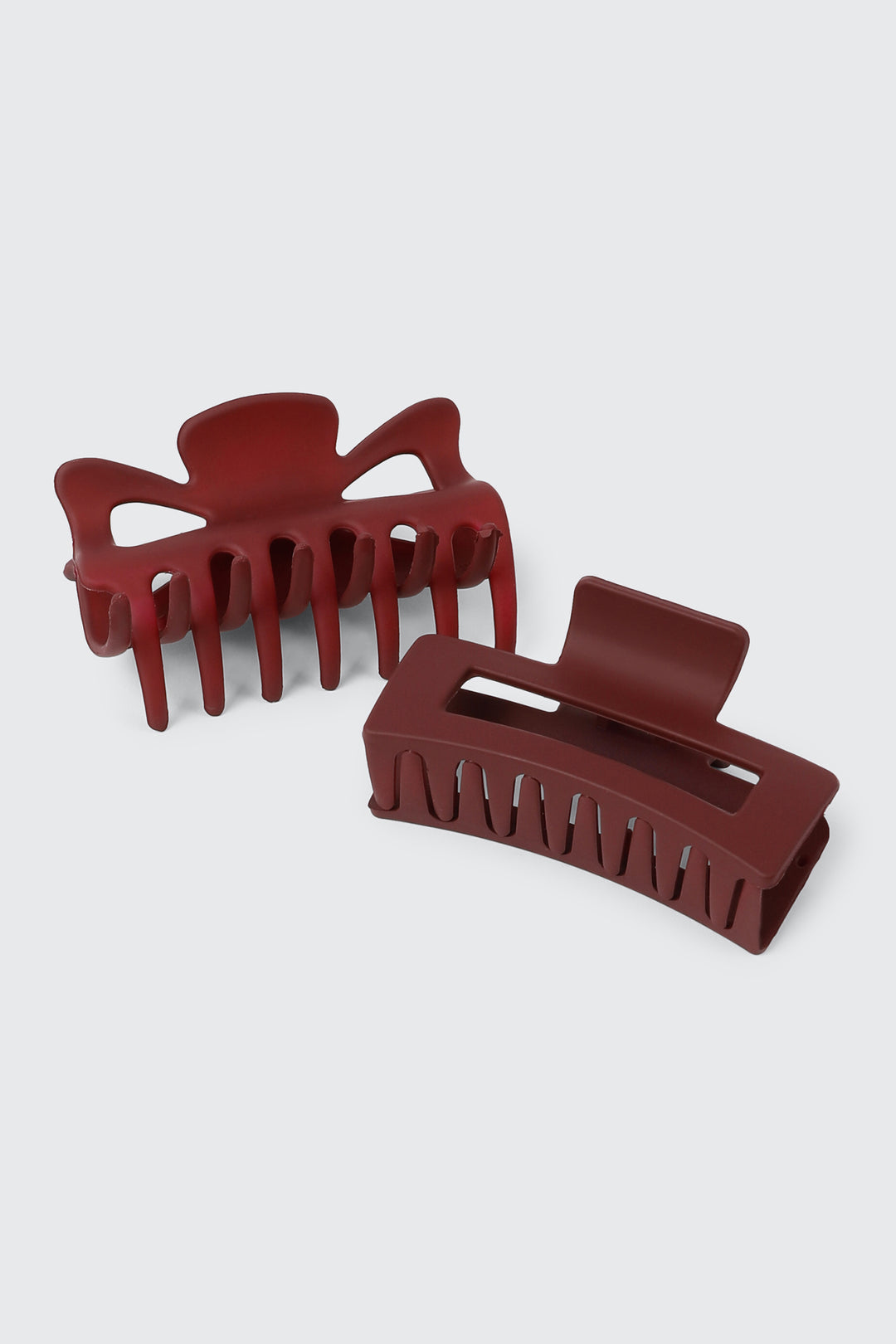 2-Pack Butterfly & Rectangle Hair Claws