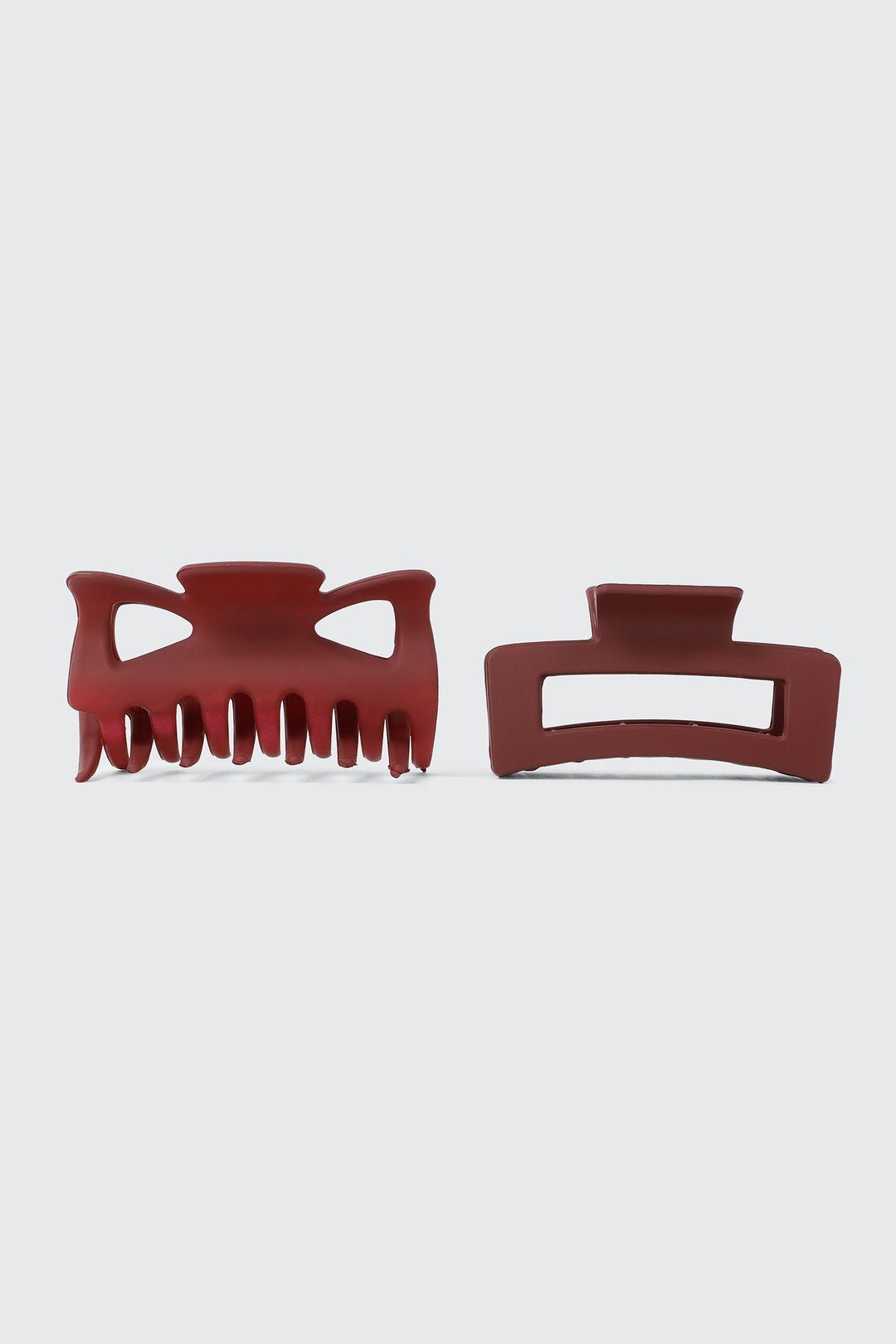 2-Pack Butterfly & Rectangle Hair Claws