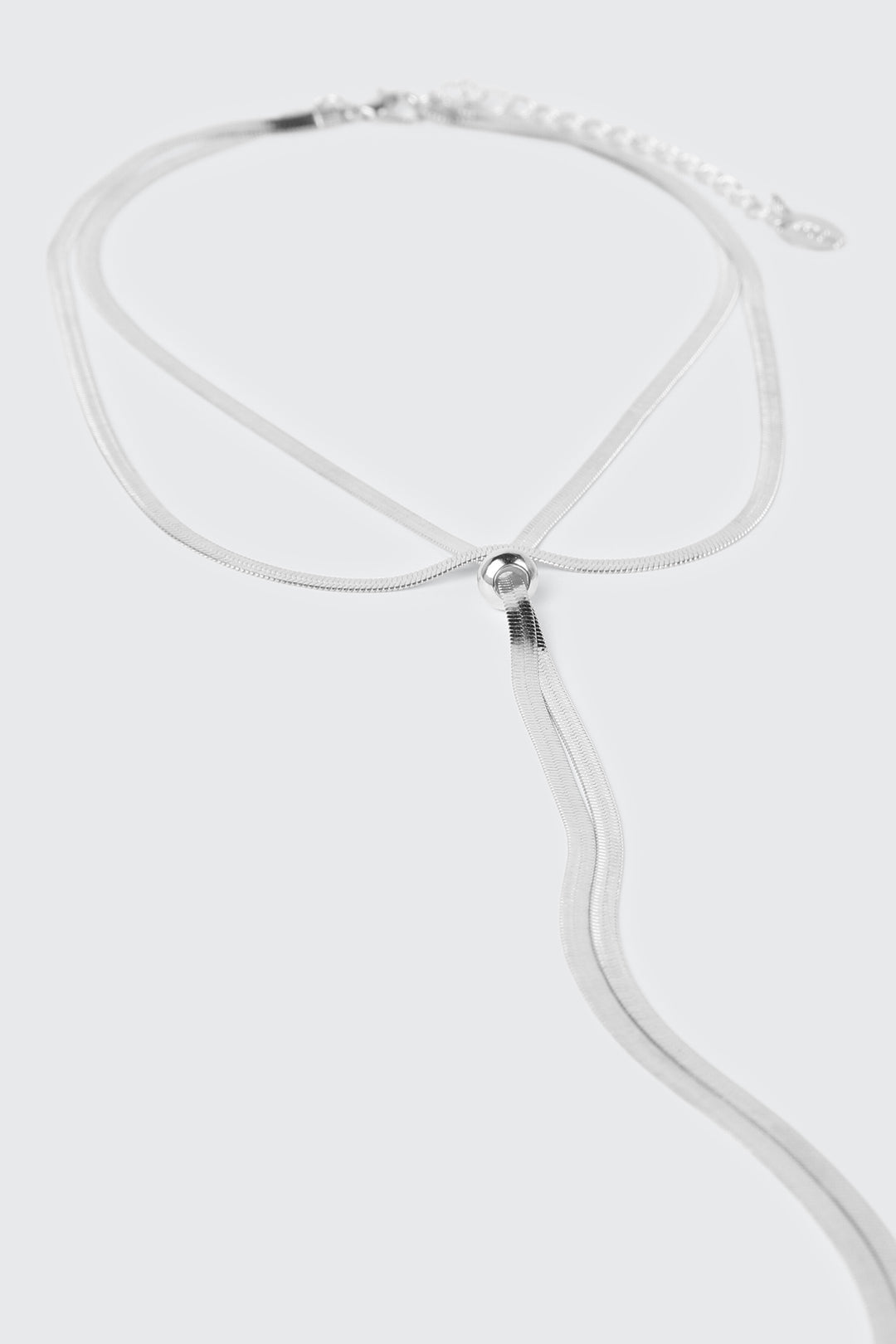 Y-Shaped Flat Chain Necklace