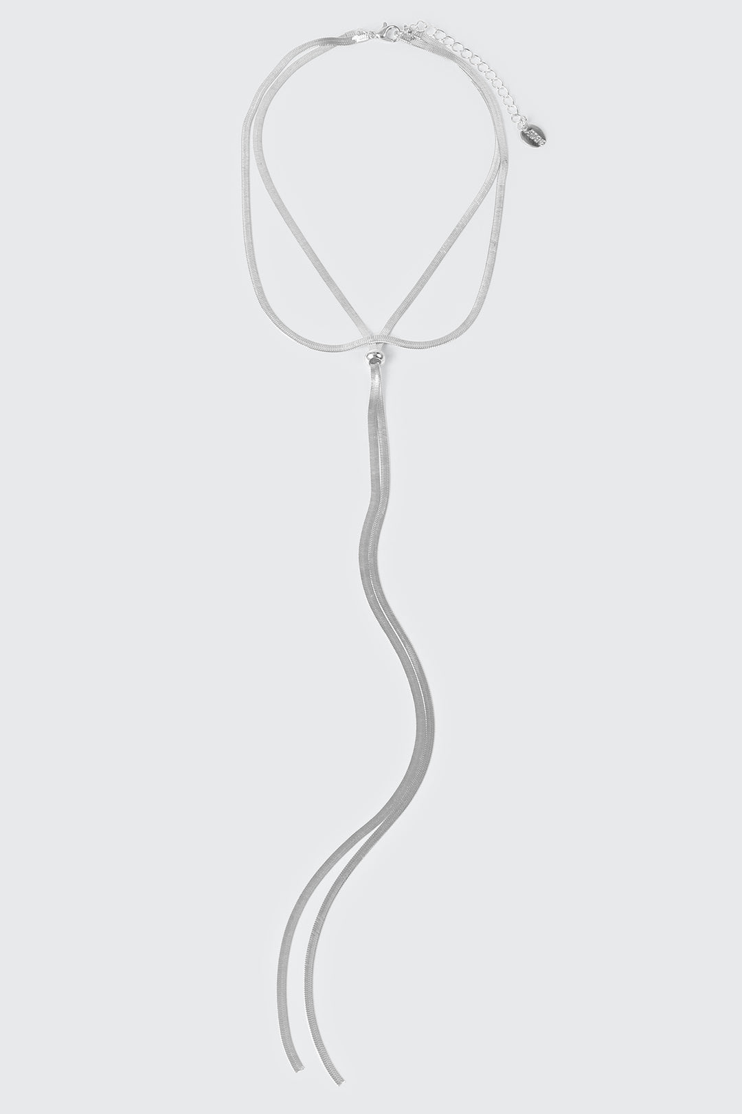 Y-Shaped Flat Chain Necklace