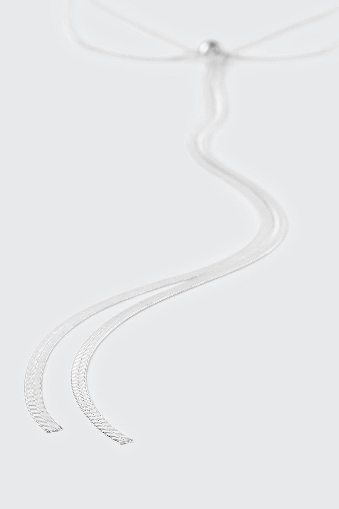 Y-Shaped Flat Chain Necklace