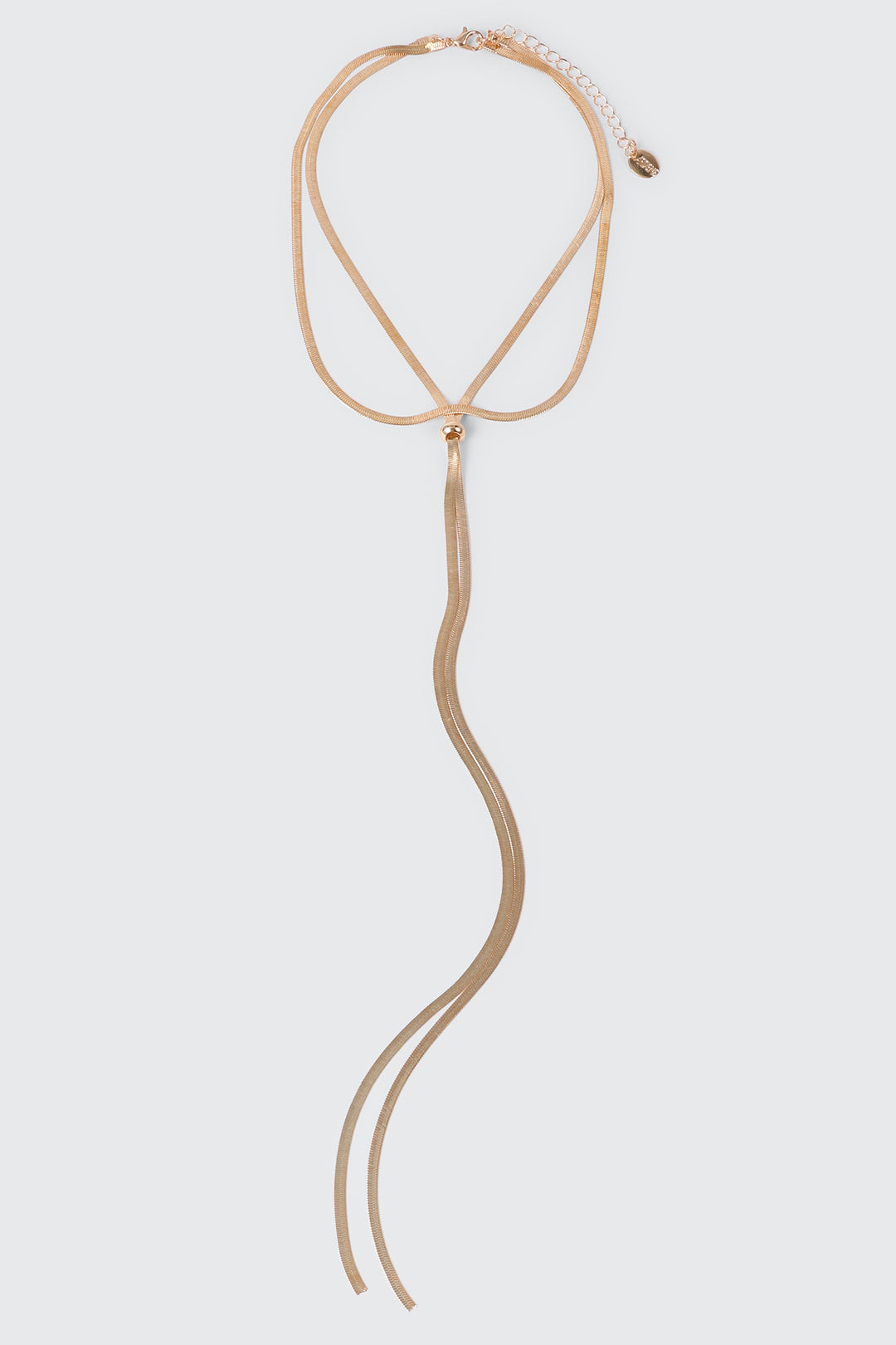 Y-Shaped Flat Chain Necklace