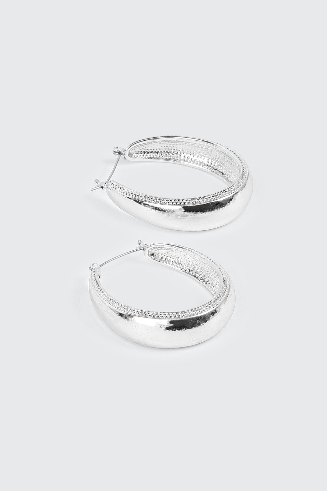 Textured Band Hoops