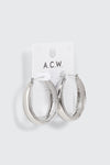 Textured Band Hoops